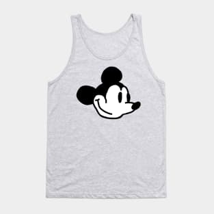 Steamboat Willie Cute Smiling Mouse Portrait Tank Top